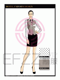 酒店西餐服務(wù)員制服設(shè)計(jì)1017