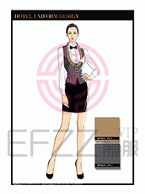 酒店西餐服務(wù)員制服設(shè)計1027