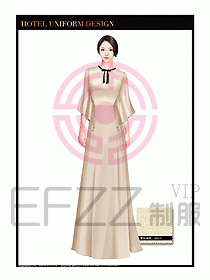 酒店制服西餐咨客服裝設(shè)計(jì)397