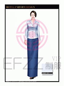 酒店制服西餐咨客服裝設(shè)計(jì)393