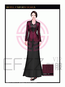 酒店制服西餐咨客服裝設(shè)計(jì)403