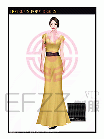 酒店制服西餐咨客服裝設(shè)計(jì)406