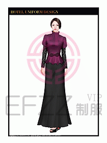酒店制服西餐咨客服裝設(shè)計(jì)412