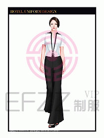 酒店制服西餐咨客服裝設(shè)計409