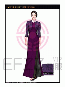 酒店制服西餐咨客服裝設計416