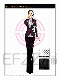 酒店制服西餐咨客服裝設(shè)計(jì)432