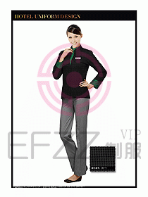 酒店制服客房服務(wù)員工衣設(shè)計(jì)400
