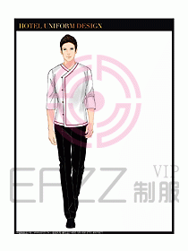 酒店制服客房服務(wù)員工衣設(shè)計409