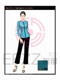 酒店制服客房服務(wù)員工衣設(shè)計(jì)416