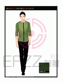 酒店制服客房服務(wù)員工衣設(shè)計(jì)412