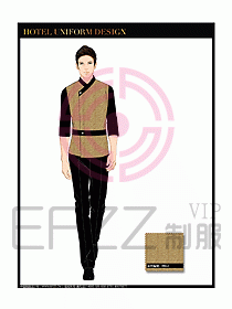 酒店制服客房服務(wù)員工衣設(shè)計418
