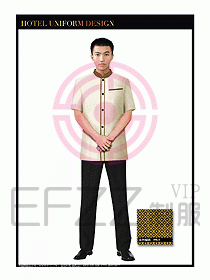 酒店制服客房服務員工衣設計427