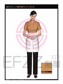 酒店制服客房服務(wù)員工衣設(shè)計(jì)430