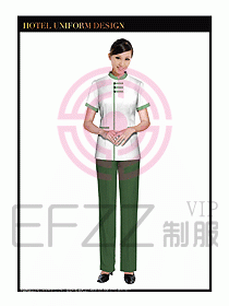 酒店制服客房服務(wù)員工衣設(shè)計(jì)428