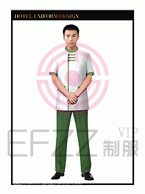 酒店制服客房服務(wù)員工衣設(shè)計(jì)429