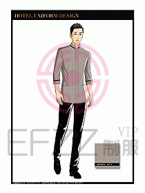 酒店制服客房服務員工衣設計443