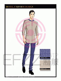 酒店制服客房服務(wù)員工衣設(shè)計(jì)448