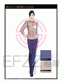 酒店制服客房服務(wù)員工衣設(shè)計451