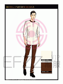 酒店制服客房服務員工衣設計450