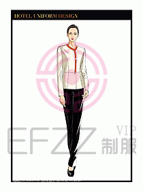 酒店制服客房服務(wù)員工衣設(shè)計(jì)453