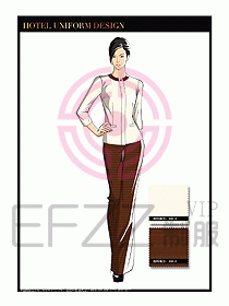 酒店制服客房服務員工衣設計449