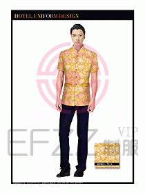 酒店服裝中餐服務(wù)員制服設(shè)計1395