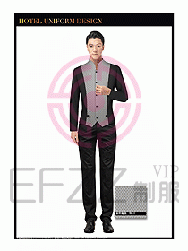 酒店服裝中餐服務(wù)員制服設(shè)計(jì)1410