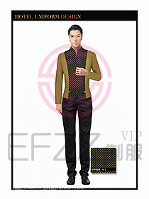 酒店服裝中餐服務(wù)員制服設(shè)計(jì)1419
