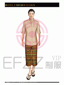 水療SPA服務(wù)員制服設(shè)計設(shè)計圖185