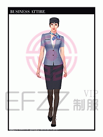 職業(yè)空姐裝制服設(shè)計圖516