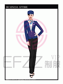 職業(yè)空姐裝制服設(shè)計圖521