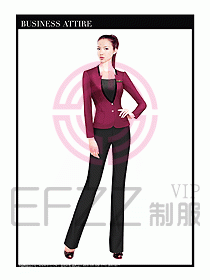 職業(yè)空姐裝制服設計圖527