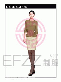 職業(yè)空姐裝制服設(shè)計(jì)圖530