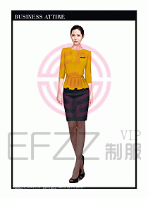 職業(yè)空姐裝制服設(shè)計(jì)圖531