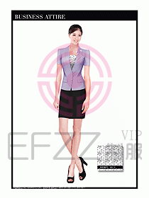 職業(yè)空姐裝制服設(shè)計(jì)圖543