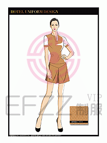 SPA水療會所服務(wù)員服裝設(shè)計(jì)363