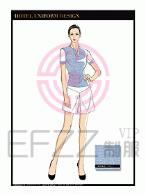 SPA水療會所服務(wù)員服裝設(shè)計364