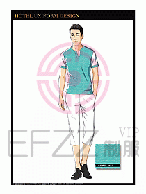 SPA水療會所服務(wù)員服裝設(shè)計365