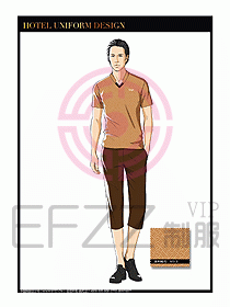 SPA水療會(huì)所服務(wù)員服裝設(shè)計(jì)373