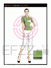 SPA水療會所服務(wù)員服裝設(shè)計371