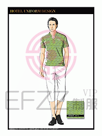 SPA水療會(huì)所服務(wù)員服裝設(shè)計(jì)370