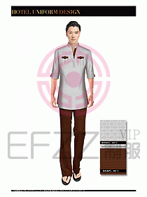 SPA水療會所服務(wù)員服裝設(shè)計377