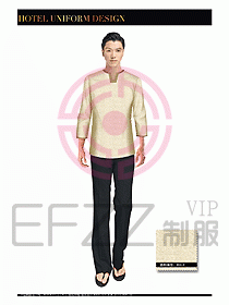 SPA水療會(huì)所服務(wù)員服裝設(shè)計(jì)383