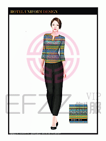 SPA水療會所服務員服裝設計385