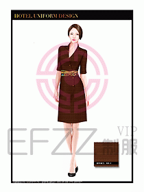 SPA水療會(huì)所服務(wù)員服裝設(shè)計(jì)395