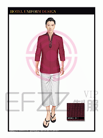SPA按摩技師服制服設(shè)計(jì)圖990