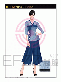 SPA按摩技師服制服設(shè)計(jì)圖993