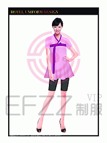 SPA按摩技師服制服設(shè)計(jì)圖995