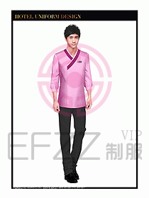 SPA按摩技師服制服設(shè)計圖1004