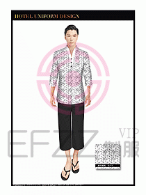 SPA按摩技師服制服設(shè)計(jì)圖1013